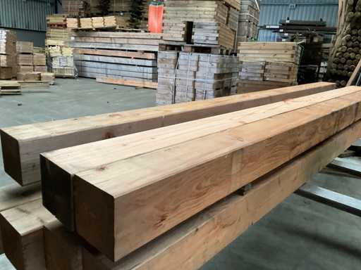 Douglas gehobler Gartenpfosten 400x20x20 cm (3x)