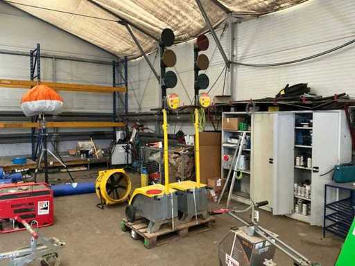 Système de feux de circulation mobile NISSEN LZA 500 2020 DÉFECTUEUX