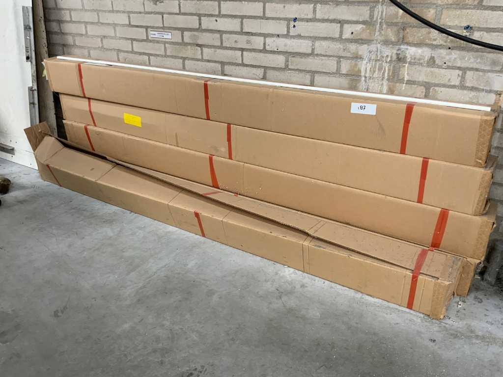Rehau - Ral 9010 - Plastic door skirting boards (950x)