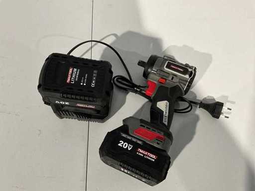 Klucz udarowy Tmaxtool 18V 350Nm z 2 bateriami 4Ah