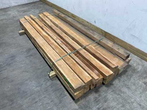 Belka tekowa 230x7-18 cm (14x)