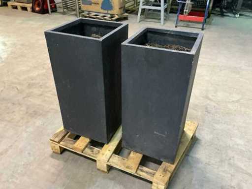 Bloempot (2x)