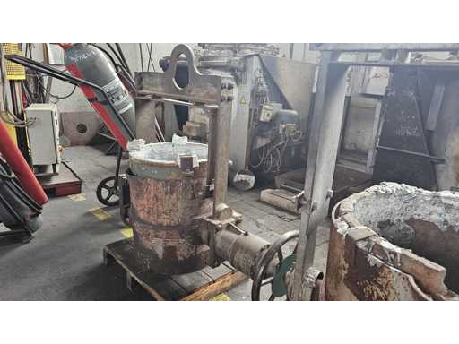 Bodengussschelle mit Hubträger für Aluminium