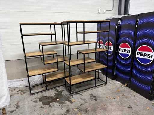 Suport/dulap de expunere (2x)