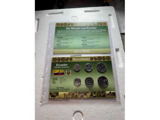 Zuid-Amerika | De munten van Ecuador | Ecuador Small Coin Set