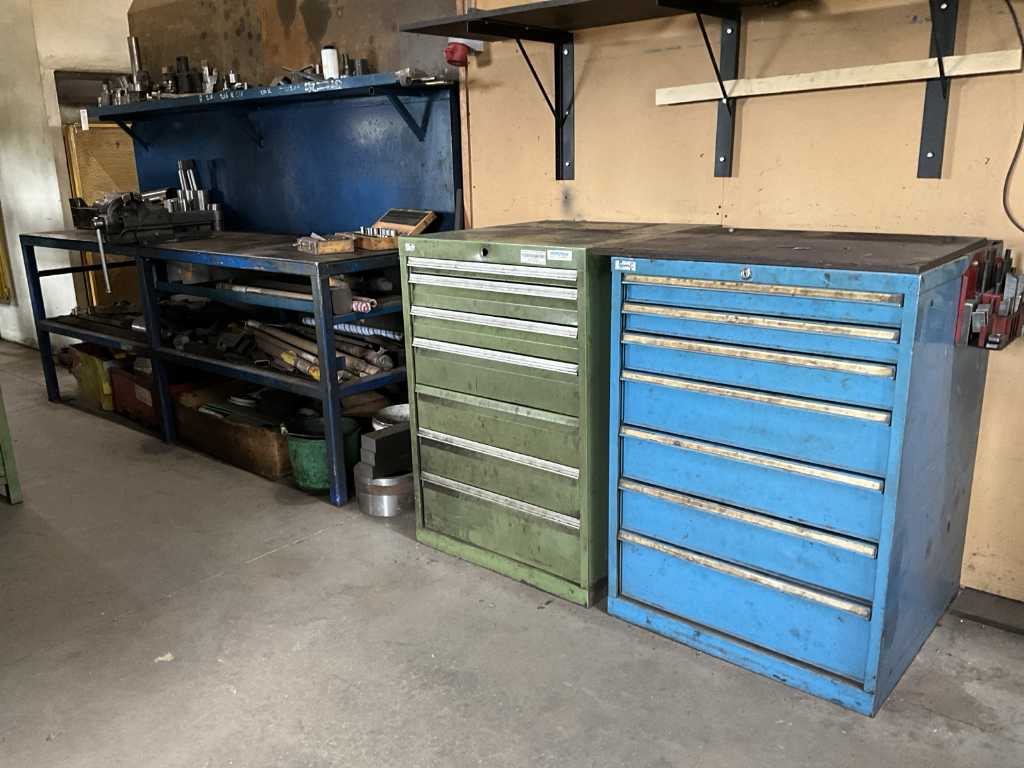 Workshop furniture (3x)