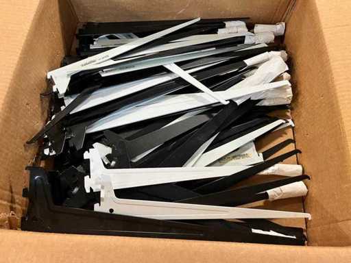 Regalux - Raft de perete, Sistem de șine