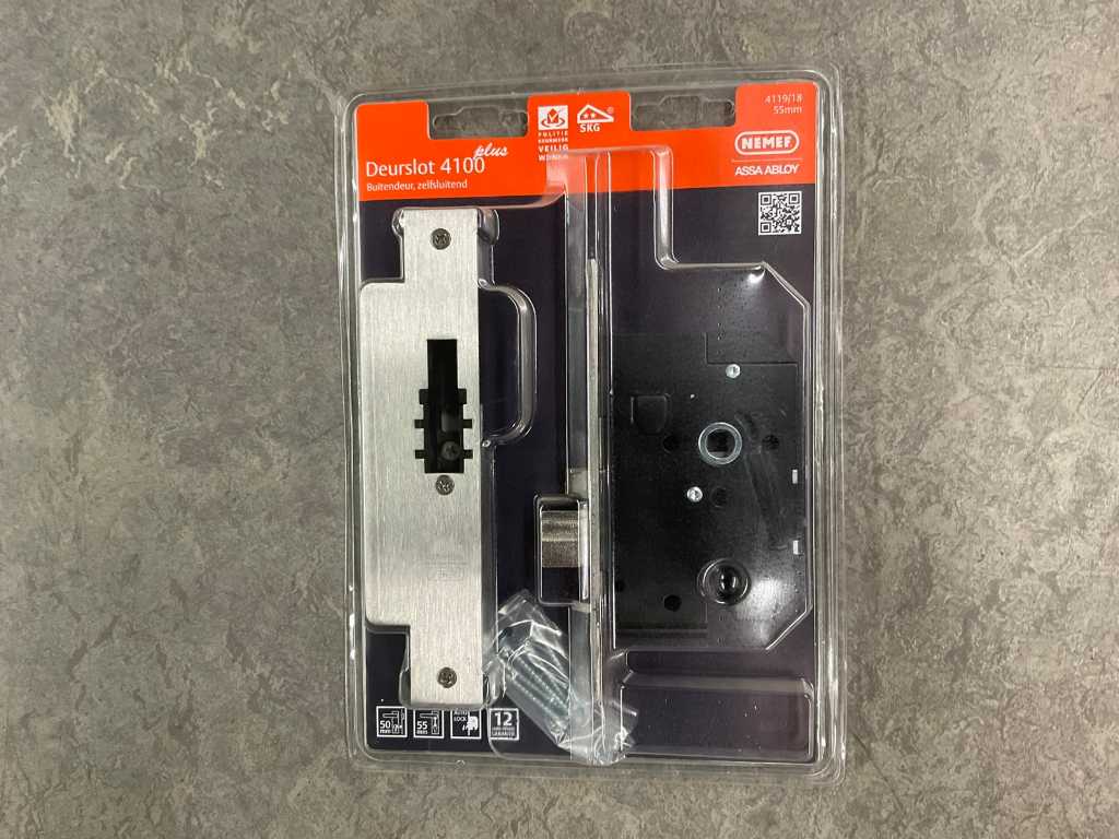 Nemef - 4119/18 - safety lock self-closing (7x)