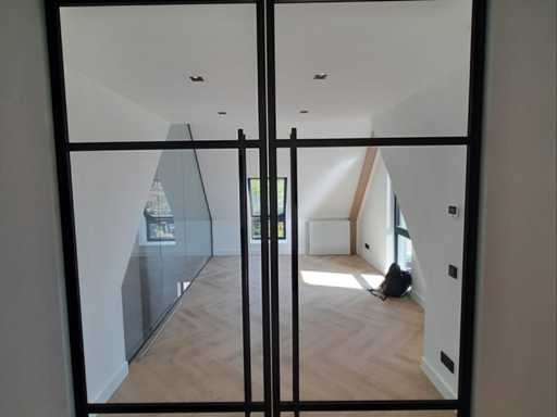 2025 Stalen dubbele deuren, Taats deuren (90x231cm)