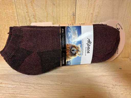 Alpaca Wool Blend Socks - 2 pack (250x)