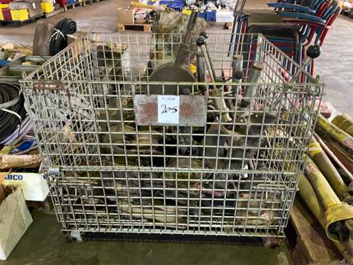 Partij messing Mesttankafsluiters