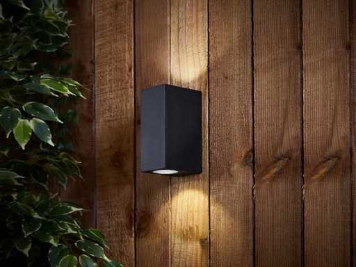 Lampe murale GU10 en duo étanche (40x)