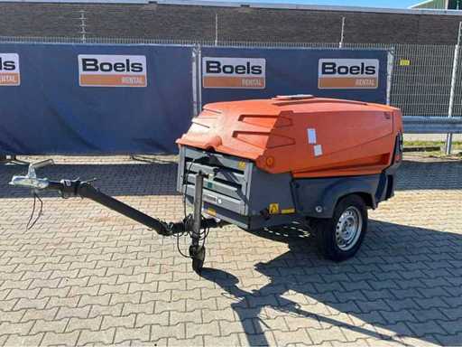 Rimorchio compressore Atlas Copco XAS57DD PE Euro Box 2008