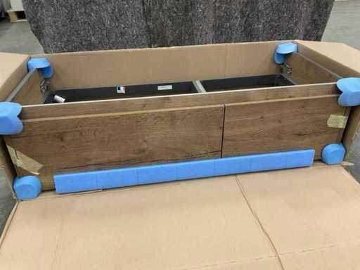 Sanijura Frame Origin 120cm Waschbecken-Schrank