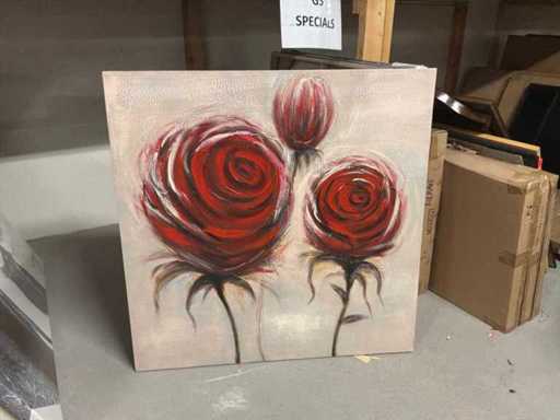 Decorazione murale su tela