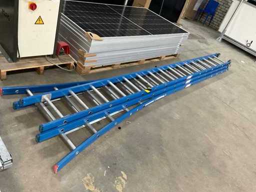 Safescaffold dreiteilige Verlängerungsleiter