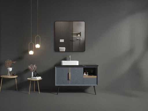 Saniclass Retro Line 2.0 Miroir carré - 100x100cm