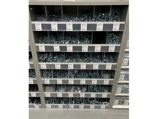 Série de vis de retardement galvanisées