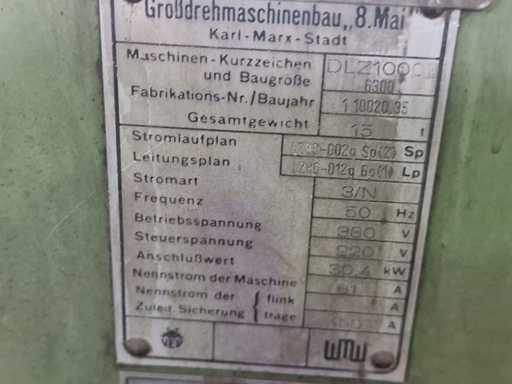 DLZ 1000x6300 - tokarka CNC