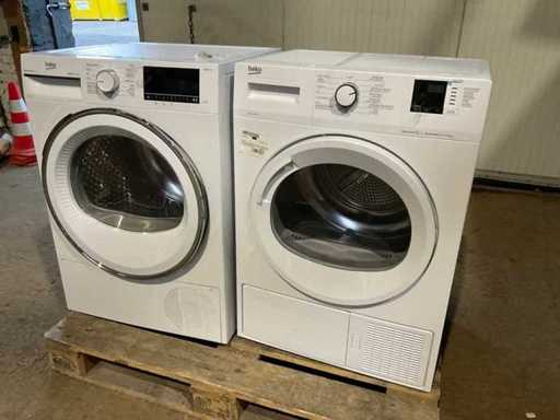 Beko B5T68243W2 & DF8412TAMM uscător de rufe (2x)