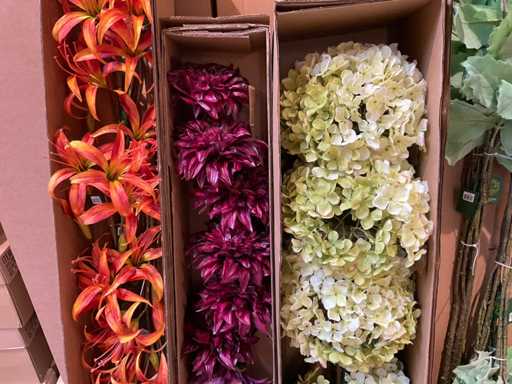 Silka Lot de fleurs artificielles