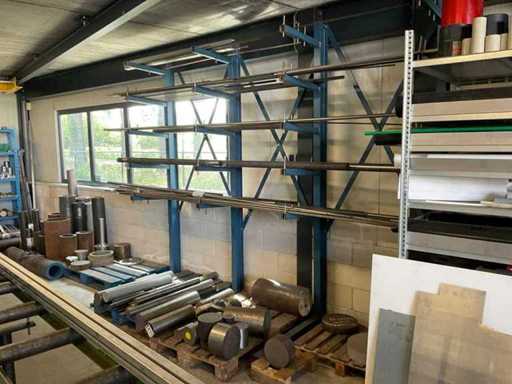 Cantilever rack without content