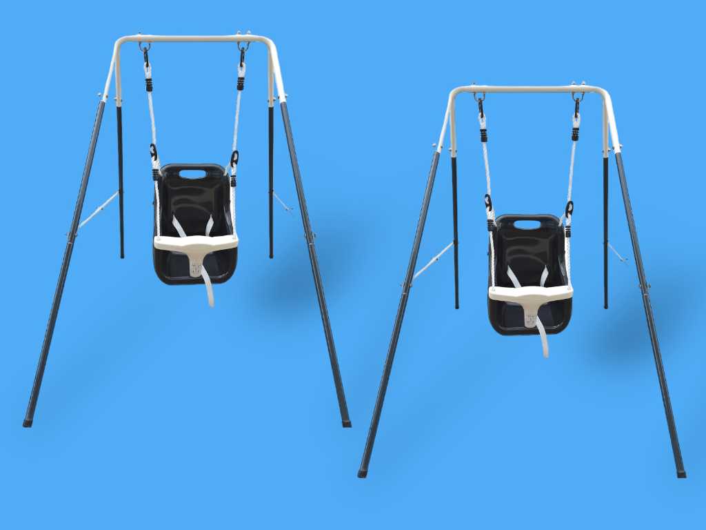 Axi - Metal Baby Swing Anthracite/Cream (2x)