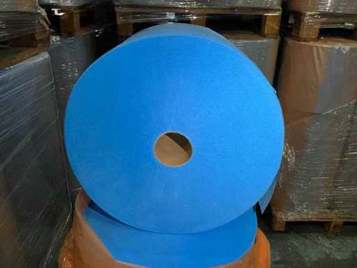 Spunbond PP Blue 420 Roll mouth mask filter layer (240x)