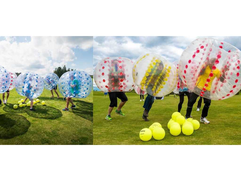 15 ballons de football à bulles 
