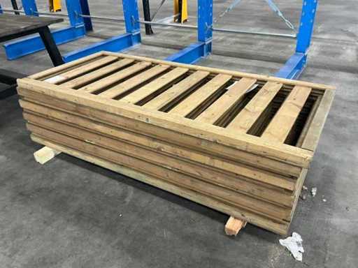 Houten hekwerk drukgeimpregneerd 180x80cm (10x)