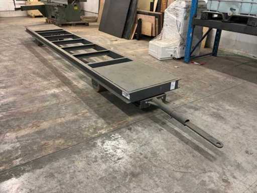 Submentum Transport trolley heavy loads with 4 wheel steering