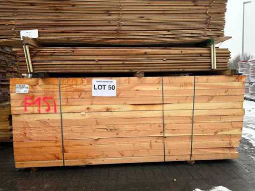 Cls Wooden Squares 3000x85x85mm 156 pieces