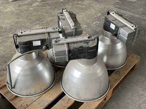 Philips HDK 250 IC Industriële lamp (4x)