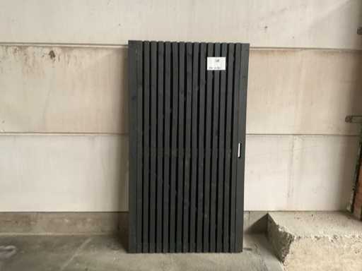 Poart? de gr?din? din lemn de esen?? tare 100x180 cm