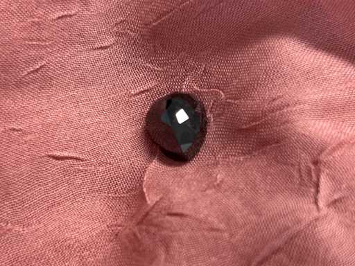 Zwarte diamant 4.55 carat natuurlijke diamant gecertificeerd