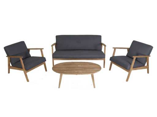 Narvik – Lounge-Set Akazienholz