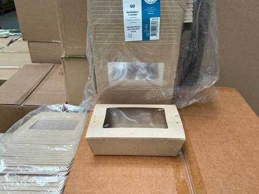 Partij Depa Maaltijdboxen + vensters 140x85x45mm (1600x)
