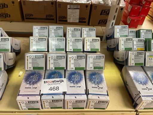 16 boxes of wood screws