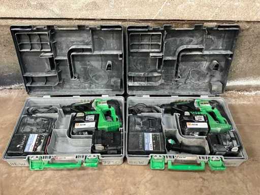 Perceuse à marteau Hitachi DH 36DL (2x)