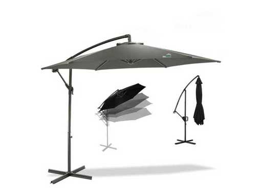 MaxxGarden 21278 Cantilever Parasol Ø300 cm - Anthracite