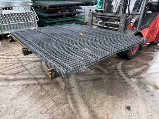 In Europa hergestellte 3D-5mm-Lot-Paneele mit Pfosten und Klemmen