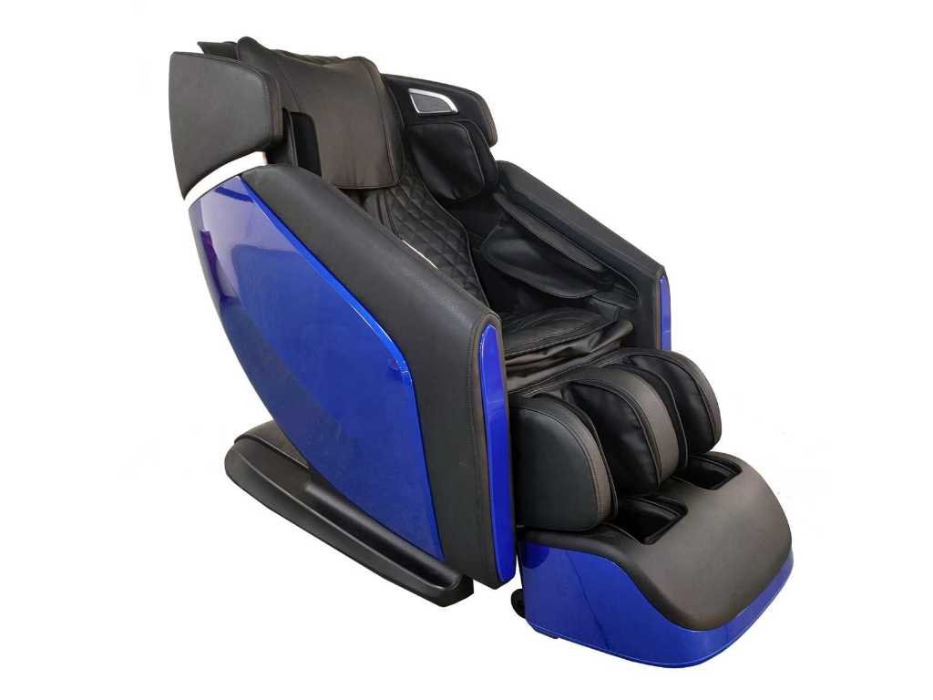 Luxury Massage Chair 3D Zero Gravity Black Blue Troostwijk