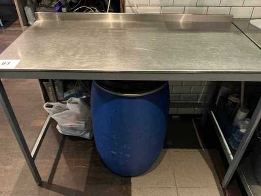 Rvs werktafel