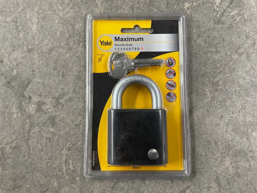 Yale - Y300/63/127/1/2 - padlock 63 mm (3x)