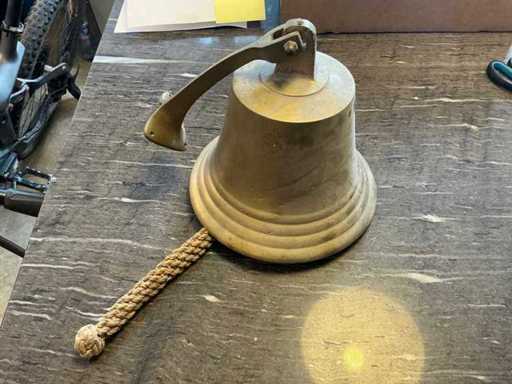 Brass / Bronze Bell with Wall Bracket – Nautical Bell