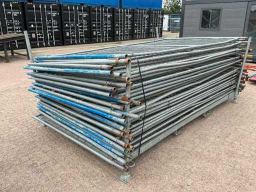Batch of construction fences