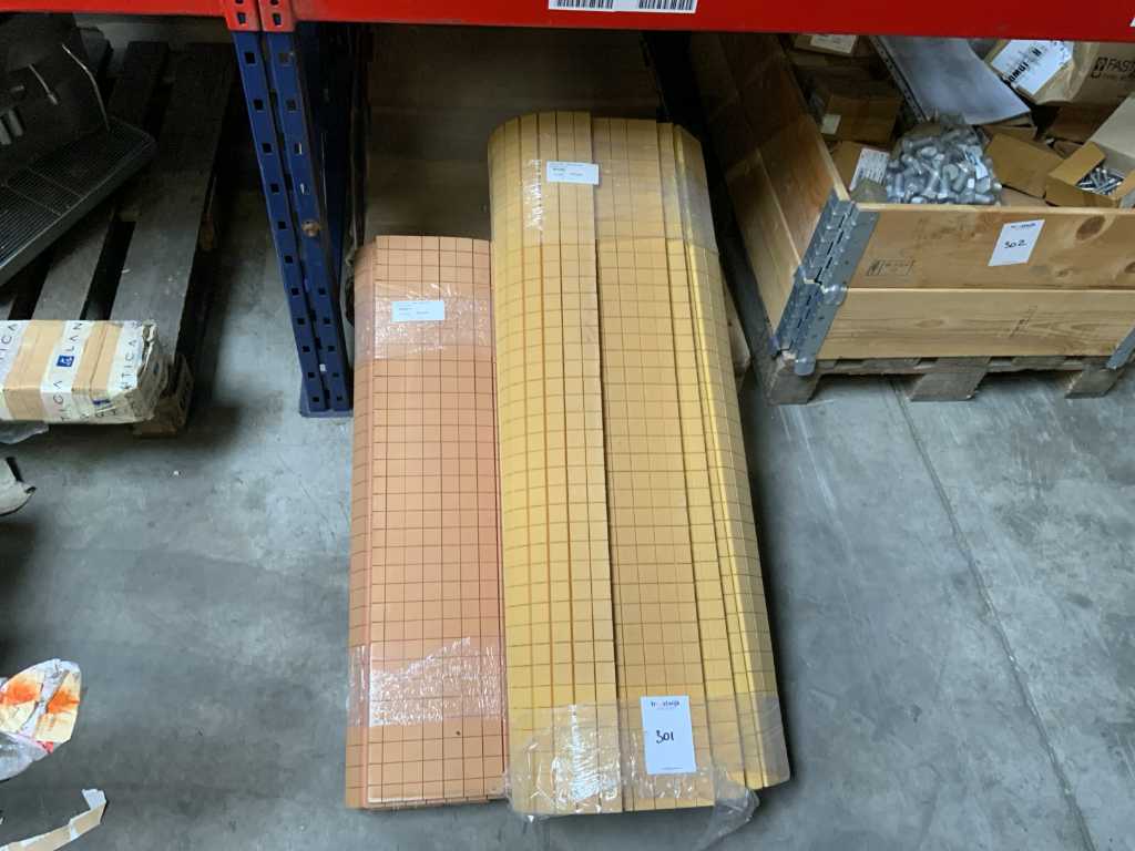 Quadratische PVC-Platte (2x)
