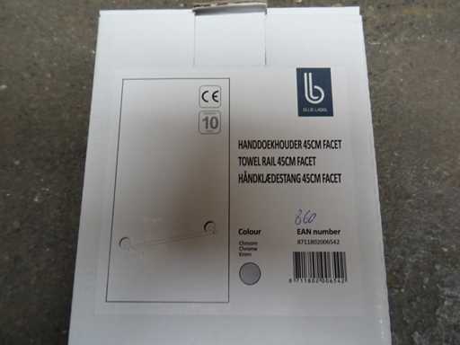 Blaues Etikett – Handtuchhalter 45 cm (20x)