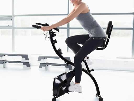 4-in-1 opvouwbare hometrainer - stille magnetische ergometer met weerstandssnoeren