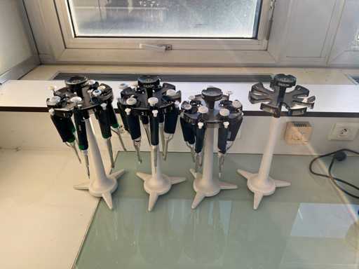 Gilson - pipettenset met rekken